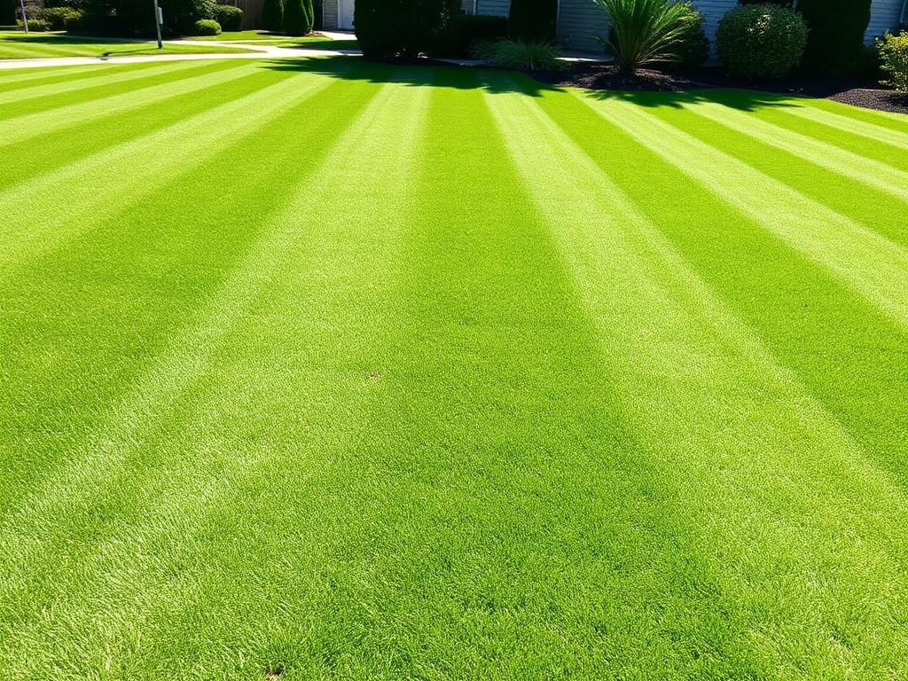 Finished grass work